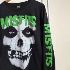 MISFITS ロンT バンドTシャツ　ブラック L 両面プリント　ミスフィッツのサムネイル