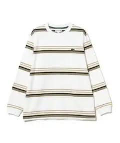 BEAMS × LACOSTE / マルチストライプ ロングスリーブTシャツ