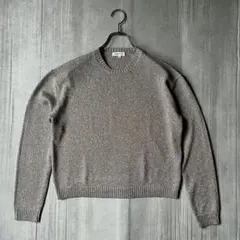 【美品】 ナチュラルビューティーベーシック ラメ ニット グレー Mサイズ