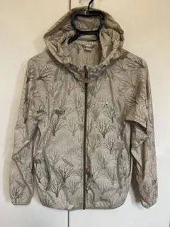 mont-bell キッズジャケット 140 木の枝模様　ウィドブレーカー