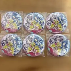 キミとアイドルプリキュア♪ BIGホログラム缶バッジ　6個　匿名配送