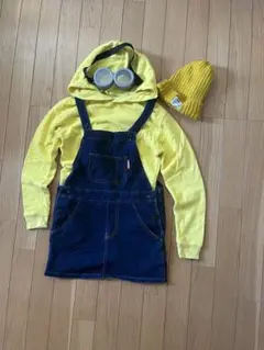ミニオンセット　ジャンバースカート　130cm 140cm