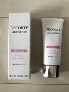 【一度使用】DECORTÉサンシェルタートーンアップ CC 10ラベンダーローズ