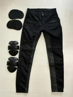 デグナー メッシュパンツ 黒 レディース M