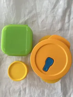 ヴィンテージ　タッパーウェア クリスタルウェーブ タッパーウェア クリスタルウェーブ4個セット - メルカリ