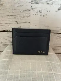 PRADA カードケース ネイビー