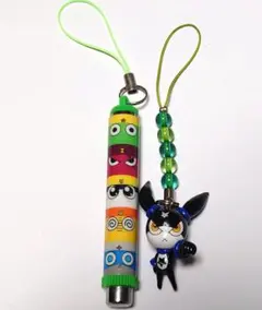 ケロロ軍曹　ストラップ　ボールペン　ブラックスター　ケロロ