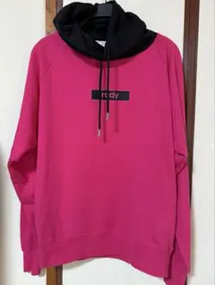 rady ピンク黒フード パーカー
