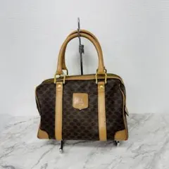 ✨CELINE✨セリーヌ✨マカダム柄✨ブラウン✨ベージュ✨ハンドバッグ✨