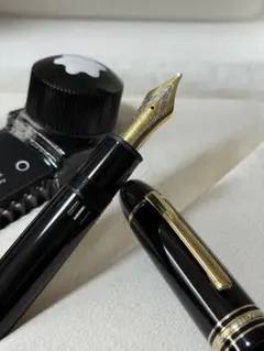未使用に近い 149 18K ゴールド 三帯 デュマ型ペン芯 万年筆 B - メルカリ