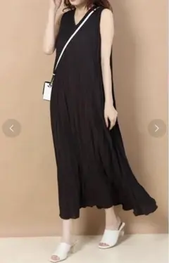 Mila Owen ミラオーウェン ロングワンピース Vネック