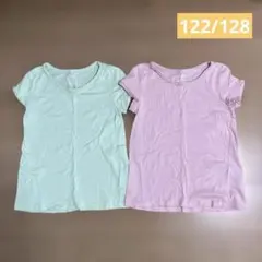 H&M オーガニックコットン Tシャツ 2枚セット 122/128のサムネイル