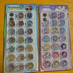 サンリオ　日焼けキティ　もちもちぱんだ　おはじきシール　ハローキティ　キラコロ