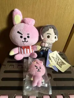 BTSBT21 ジョングクぬいぐるみとポストカード・アクリルスタンド