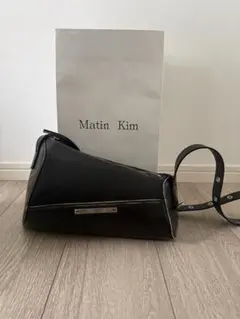 極美品/1回のみ使用】Matin Kim バックルストラップ ショルダーバッグ