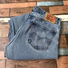 ビンテージ　古着　リーバイス505 バギー　デニム ジーンズ　W34L30