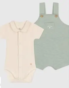 petit bateauプチバトー ベビー2点セット ロンパース 6m 67cm