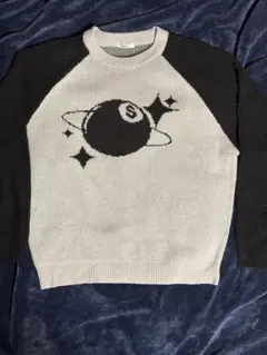 ラグランスリーブ ニットセーター