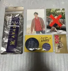 嵐を旅する展覧会 BEAMSコラボ ラゲッジマーク 紫