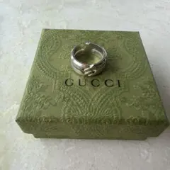 GUCCI シルバーリング 22号 箱付きのサムネイル