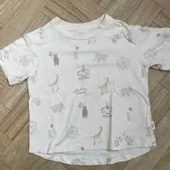 ジェラートピケ　動物柄 TシャツXXS 90-100