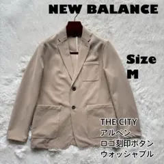 NEW BALANCE✨THE CITY ジャケット 洗える　ベージュ　Mのサムネイル