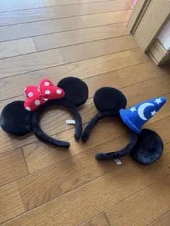 ミニーマウス＆ミッキー魔法使いカチューシャセット