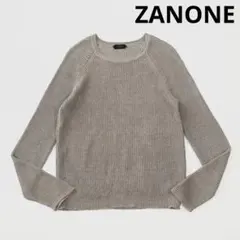 ZANONE ザノーネ リネン クルーネック ニット セーター 46のサムネイル