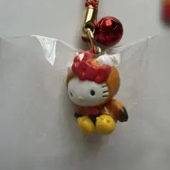 ハローキティ 宮崎限定根付け＆ファスナーマスコット　宮崎地鶏バージョン　2種のサムネイル