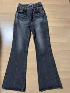 【試着のみ】MOUSSY MVS FLARE 25インチ　フレアデニム