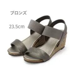 SHOO LA RUE サンダル ウェッジソール ブロンズ 23.5cmのサムネイル