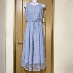 新品AR!レースドレス！ミモレ丈パーティードレス