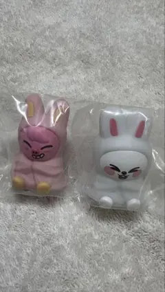 SKZOO ライトマスコット ガチャ リービット トゥエッキ 2個セット