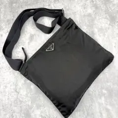 美品✨ PRADA プラダ ブラック ナイロン ショルダーバッグ
