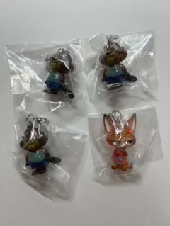 ズートピア 2 めじるしアクセサリー ニック ニブルス 4個セット