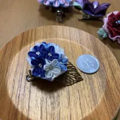 つまみ細工のクリップ付きブローチ②