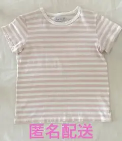 アニエスベー ボーダーtシャツ ピンク/ホワイト