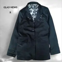 グラッドニュース　GLAD NEWS　テーラードジャケット ブラック ロックのサムネイル