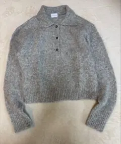 green label アルパカミックス シャギー ニット プルオーバー