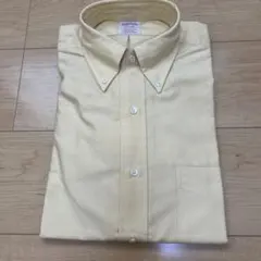 USA製　イエロー　デッドストック　ブルックスブラザーズ　オックスフォード