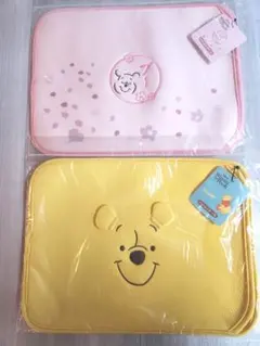 お得　くまのプーさん ノートパソコン　ケース 2点セット　タブレット