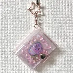 ミニシール帳完成品　正規品おぱんちゅうさぎ　ピンク　星型キーホルダー