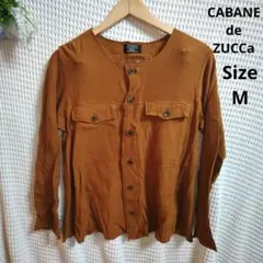 【人気☆CABANE de ZUCCa】茶色　カーディガン　サイズM