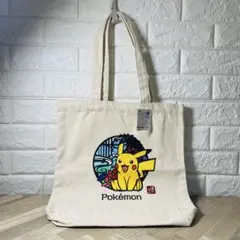 【新品未使用】ポケットモンスター　キャンバストート　ピカチュウ　和柄　和風　日本