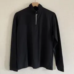 UNIQLO ドライEXハーフジッププルオーバー ブラック Sのサムネイル