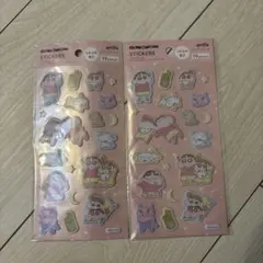 クレヨンしんちゃん ぷっくりステッカー ふわふわシール セリアのサムネイル