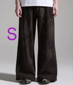 【GRANCY】ダーティスウェットパンツ ブラウンSサイズ 完売品