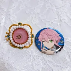 あんスタ　アニバーサリースフィアライト　缶バッジ　リンライ　姫宮桃李