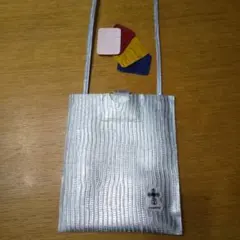 nomadocco シルバーポシェット★5色革ピース付き