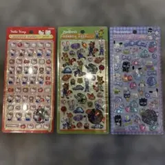 ボンボンドロップ シール　はぴだんぶい　ズートピア　赤キティミニ